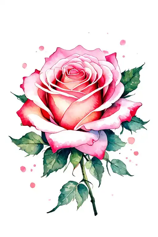 Watercolor Rose