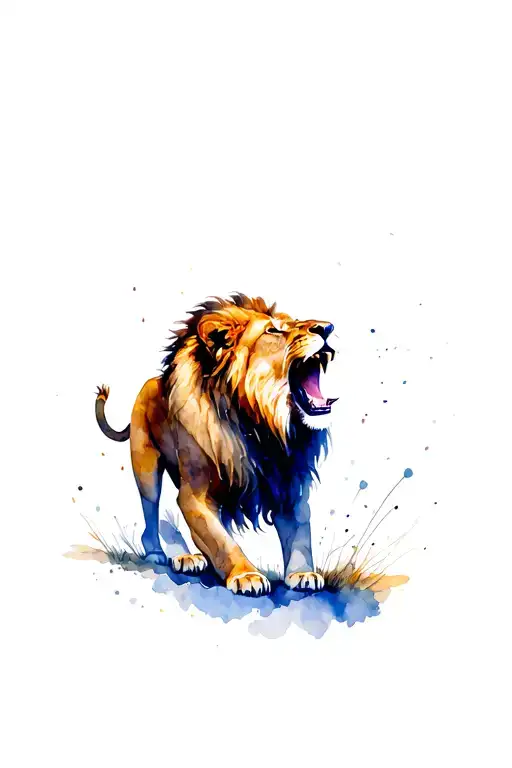 Lion Roaring