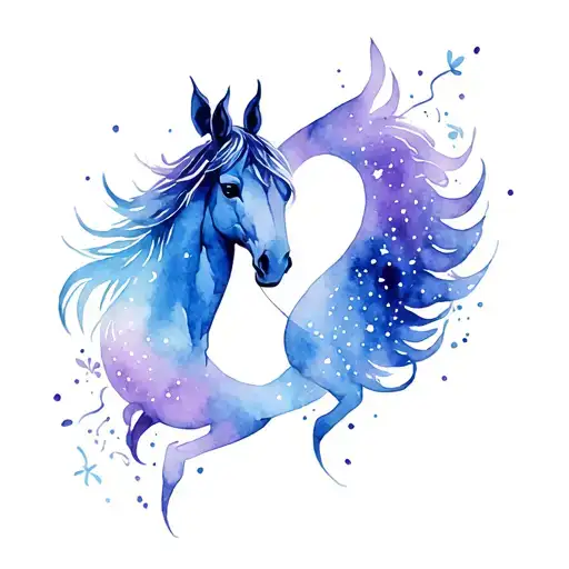 Sagittarius Zodiac Intertwined With Cancer Zodiac Sign