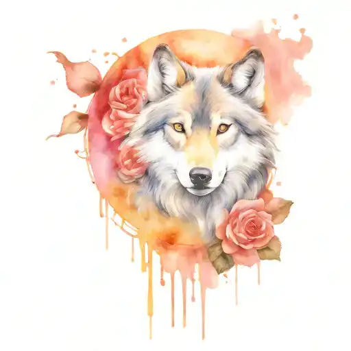 Wolf And Rose