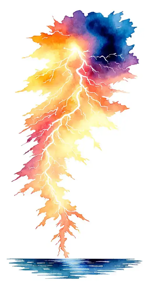 Thunderstorm With Lightning Storm