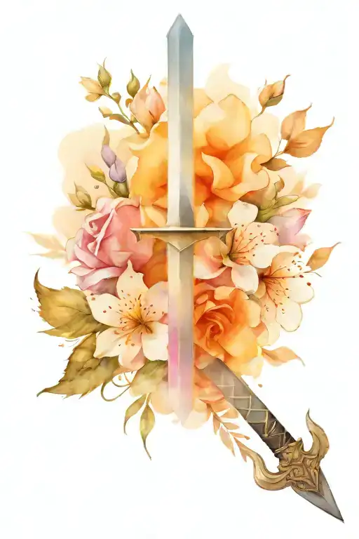 Flowers And Sword