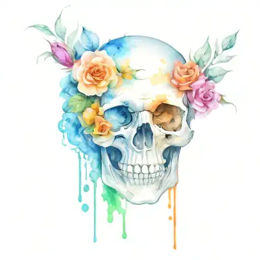 Skull And Roses
