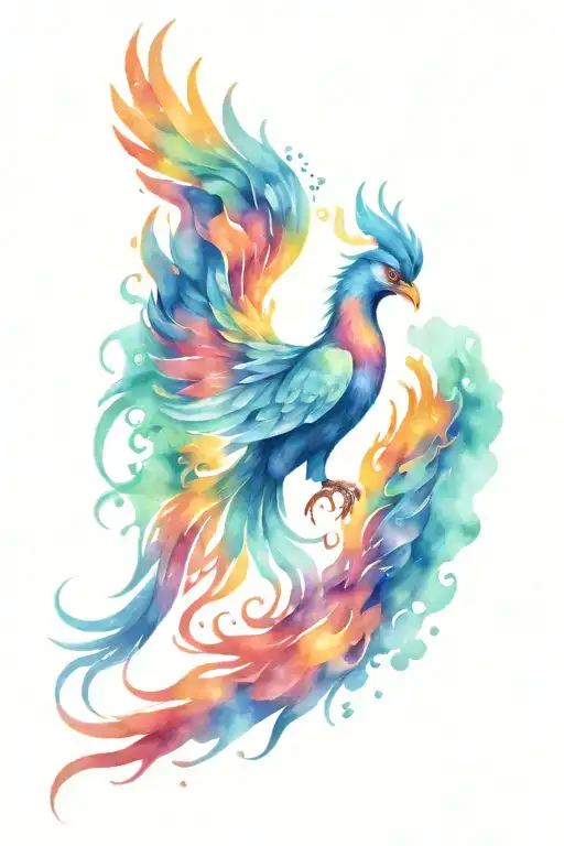 Phoenix Rising From Ashes