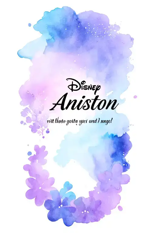 Disney With The Name Aniston