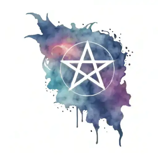 Supernatural Anti Possession Tatoo With Color Patches
