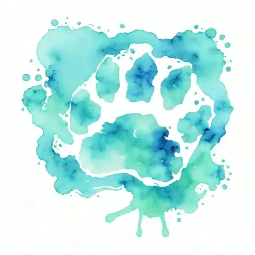 Cat Paw Print Surrounded