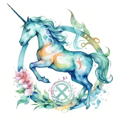 Sagittarius Sign Intertwined