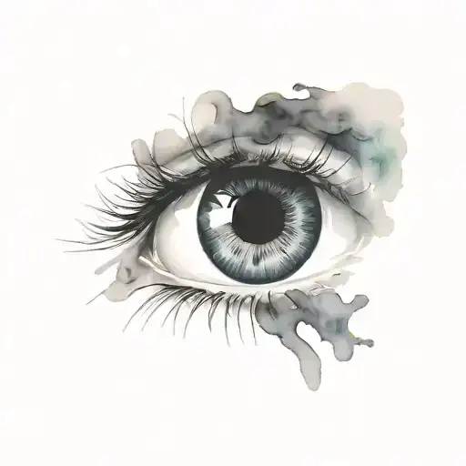 Black Hole Eye Looking Back