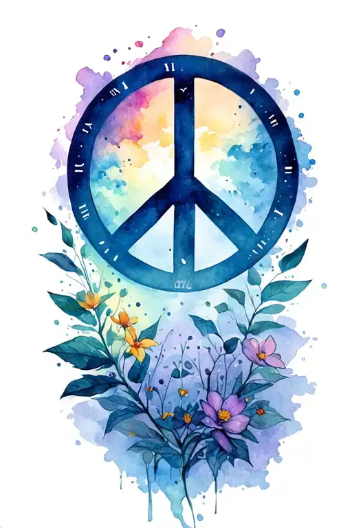 Peace And Lightining Storm And Time And Nature