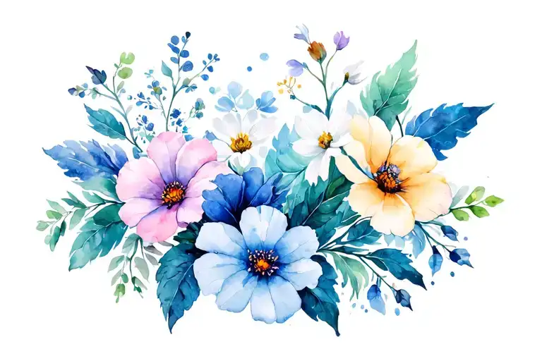 Dainty Flowers Wrapped