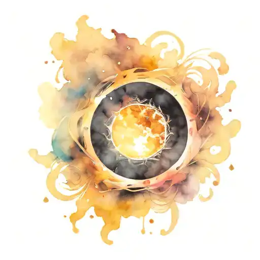 Black Hole Solar Eclipse