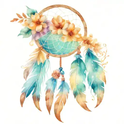 Dreamcatcher With Flower