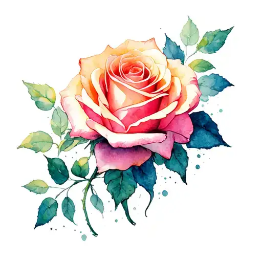 Dum Spiro Spero With Rose Intertwined