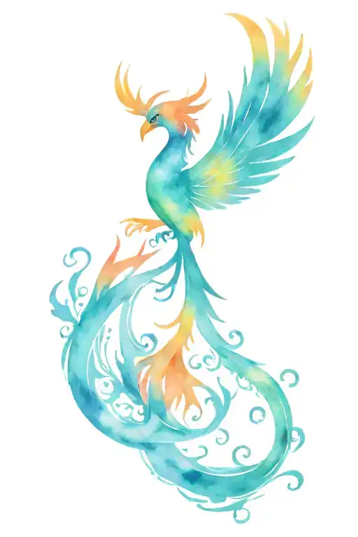 Phoenix Rising From The Ashes