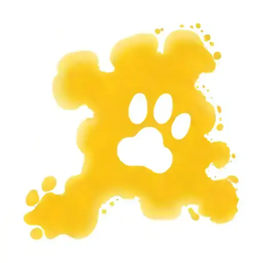 Heart And Dog Paw Print