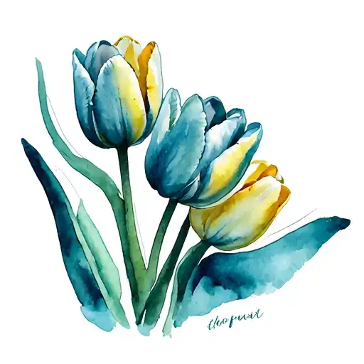 3 Tulips Color