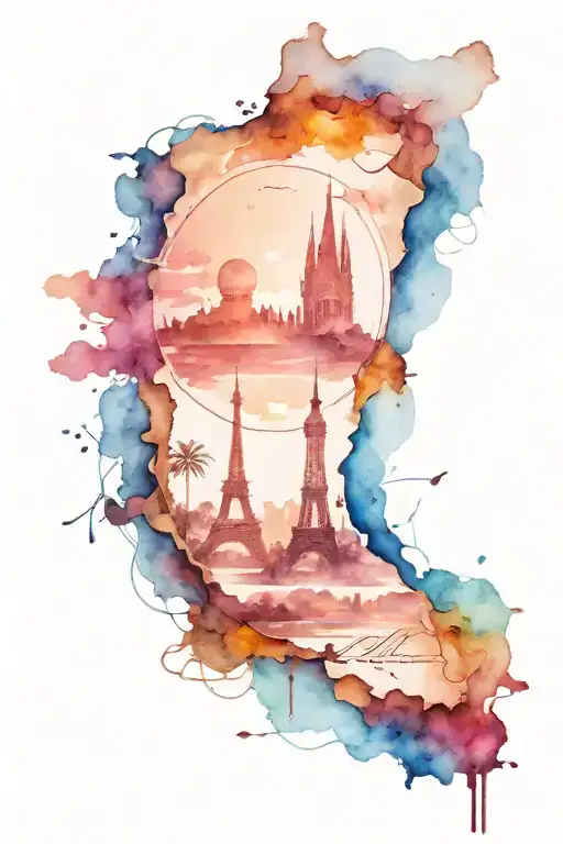 Travel Destinations Marked