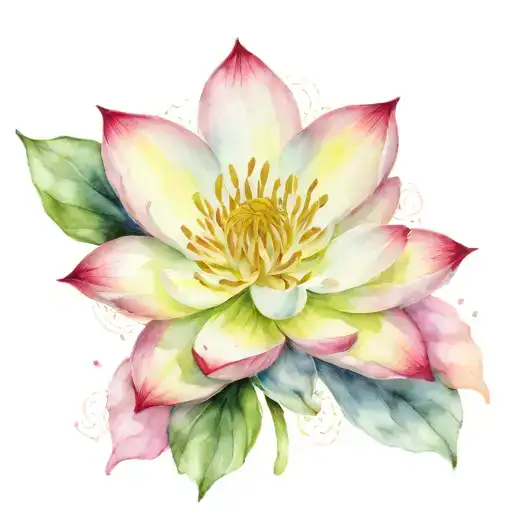 Water Lily Intertwined