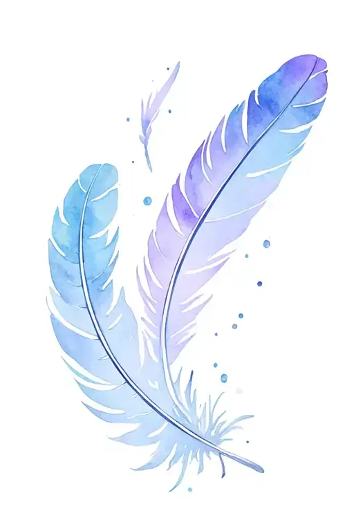 Feathers Floating