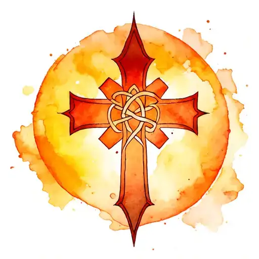 Inverted Celtic Cross