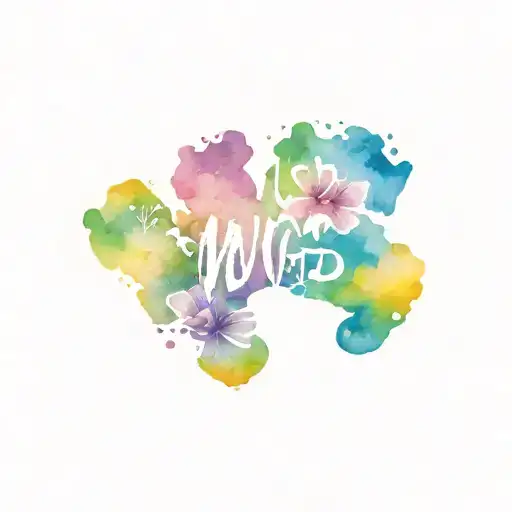 English Bulldog Paw Print With The Word Nugs