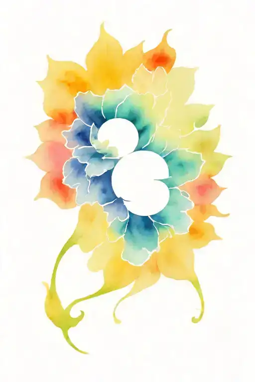 Floral With The Number 831