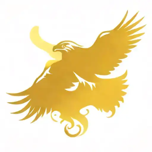 Celtic Eagle With Spread Wings