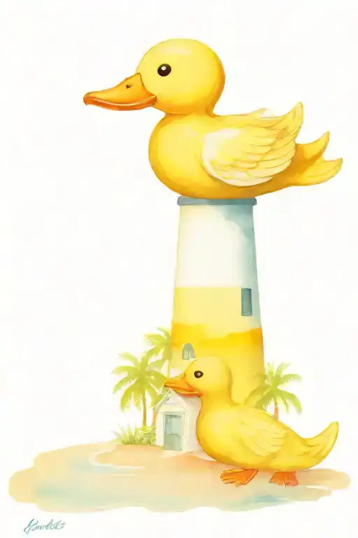 Lighthouse Standing Tall Rubberduck Surfing