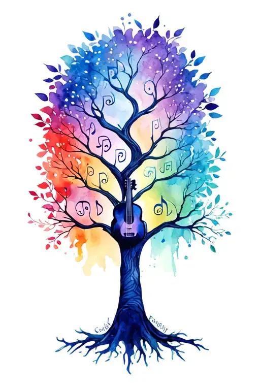 Music And Family Tree Intertwined