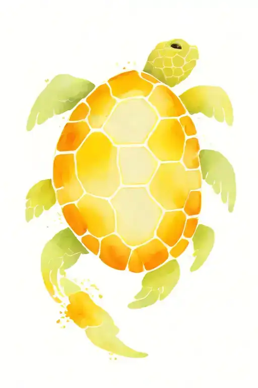 Turtle Sea Waves Beach