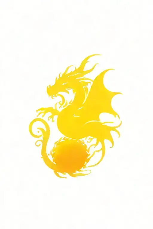 Black And White Dragon