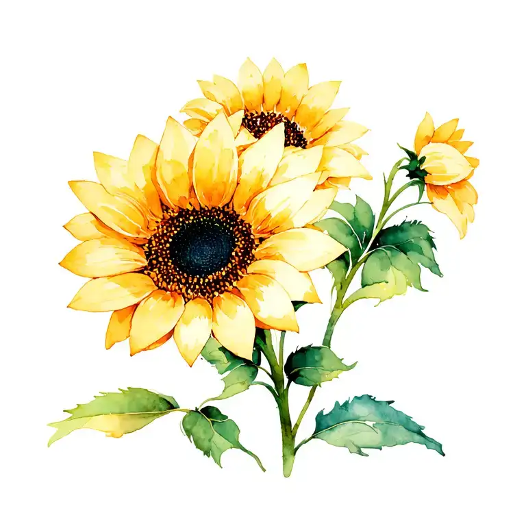 Sunflower Blooming