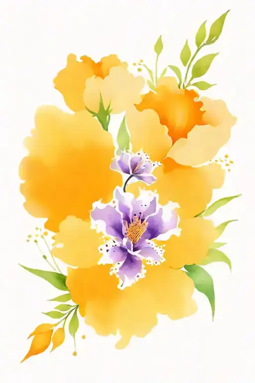 Birthday Flowers Symbolizing