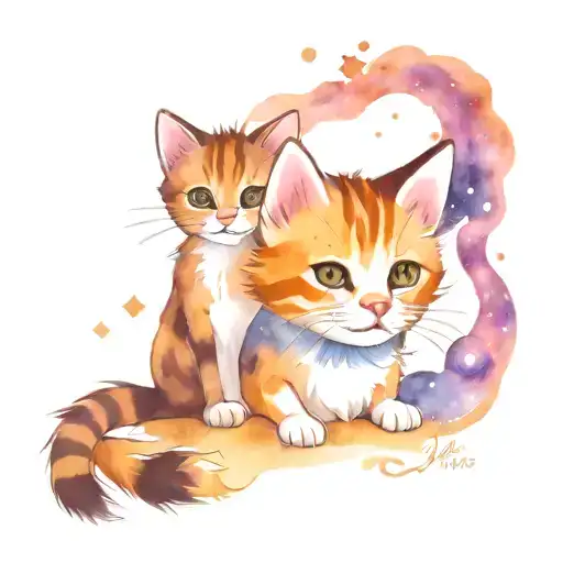 Little Prince Galaxy And Cat