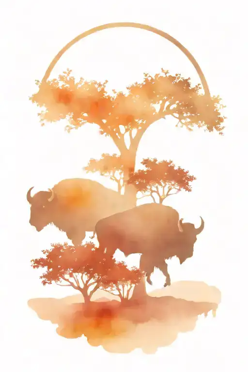 Tree Of Life Buffalo Meat Hook Crossed