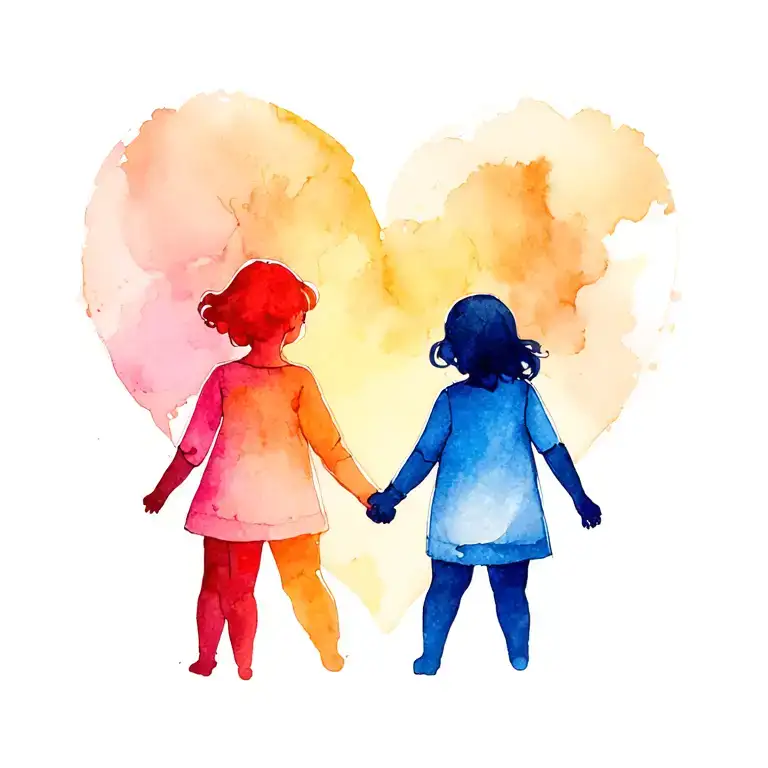 Mom Hand Sons Holding Hands