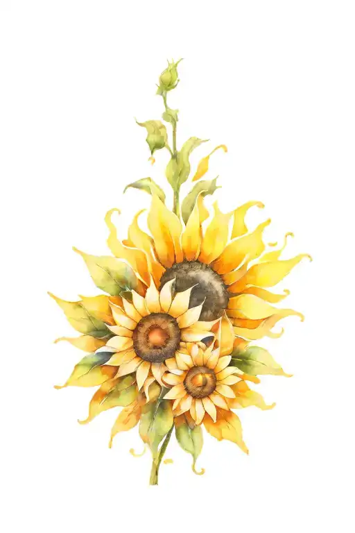 Sunflower Studio Ghibli Style