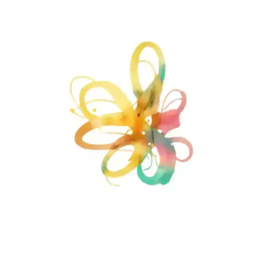 A Tattoo With Elements Intertwined With Van Gogh Symbol Of Autism