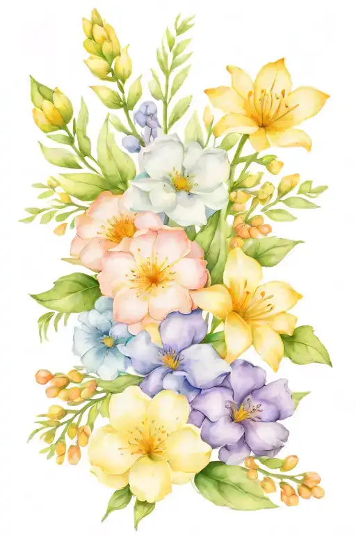 Birth Month Flower Bouquet