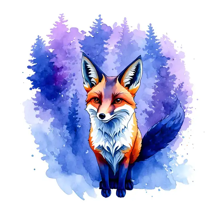 Elongated Narrow Fox