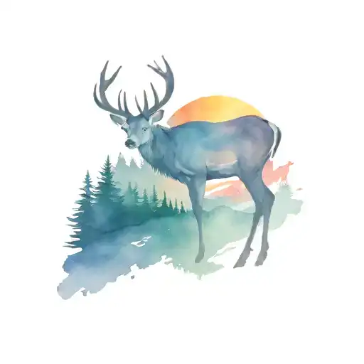 Deer Sun Moutain River