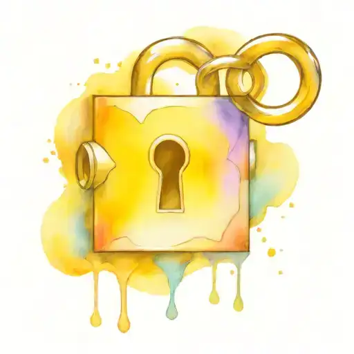 Star And Heart Shaped Lock