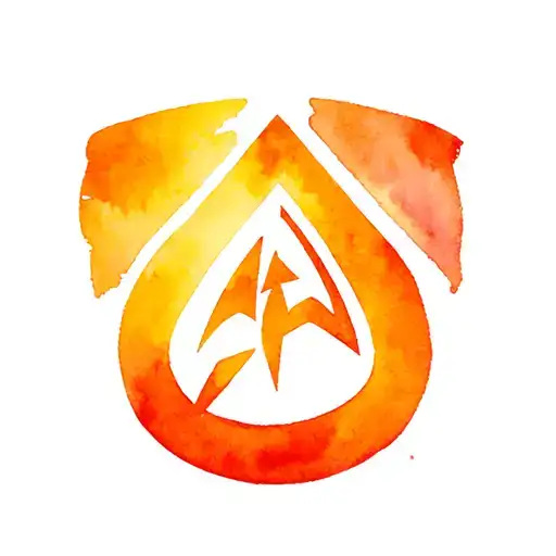 Aswd From Keyboard And Star Trek Related Tattoo Design