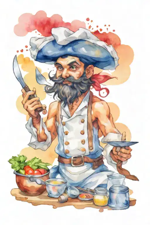 Pirate Chef Preparing