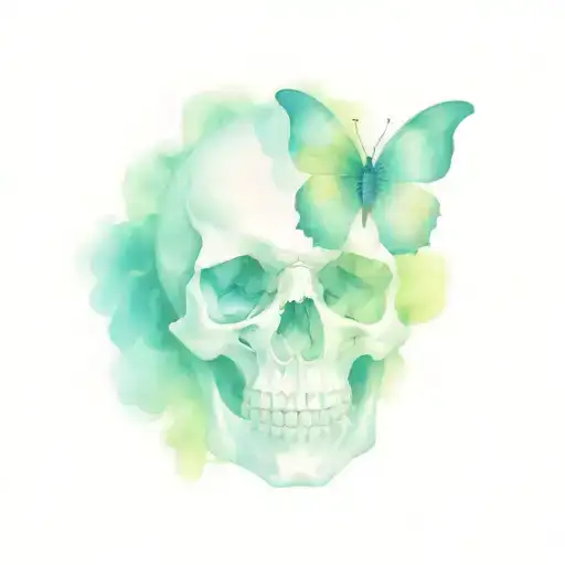 Skull Butterfly