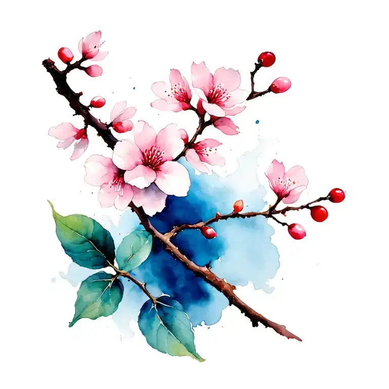 Cherry Blossom Branch