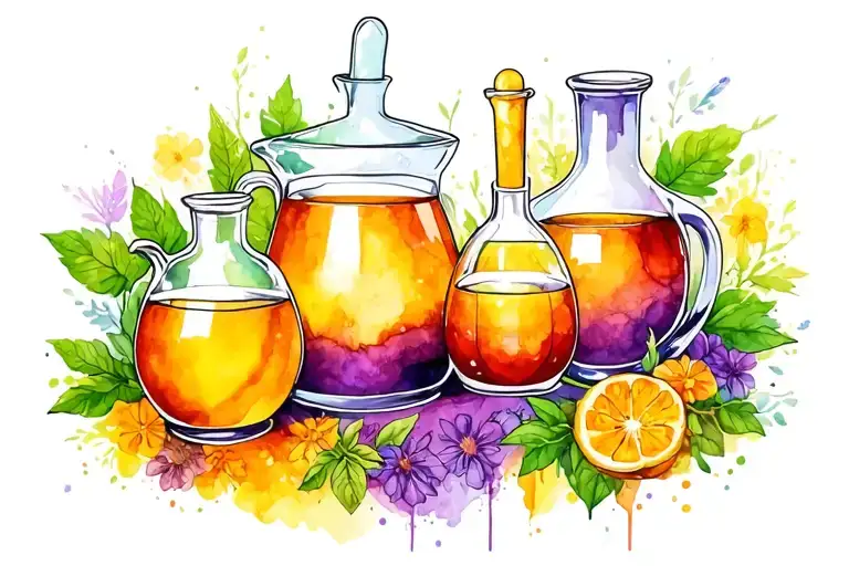 Witch Brewing Potions