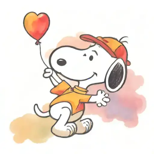 Snoopy Protecting Woodstock