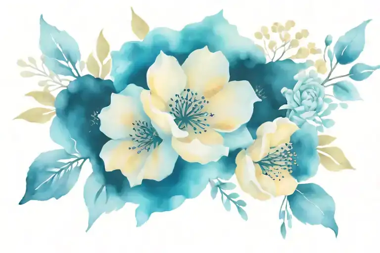 Dark Bouquet Of Flowers